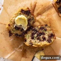 chocolate chip zucchini muffins