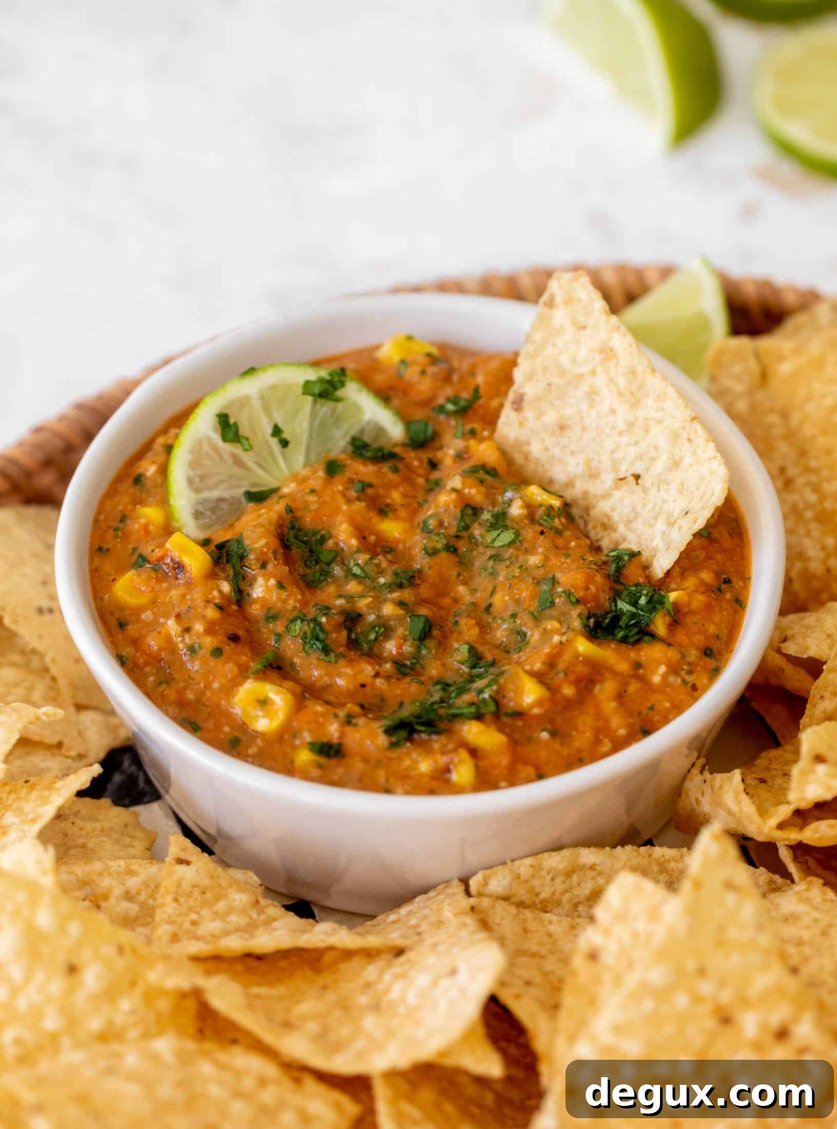 roasted tomato corn salsa