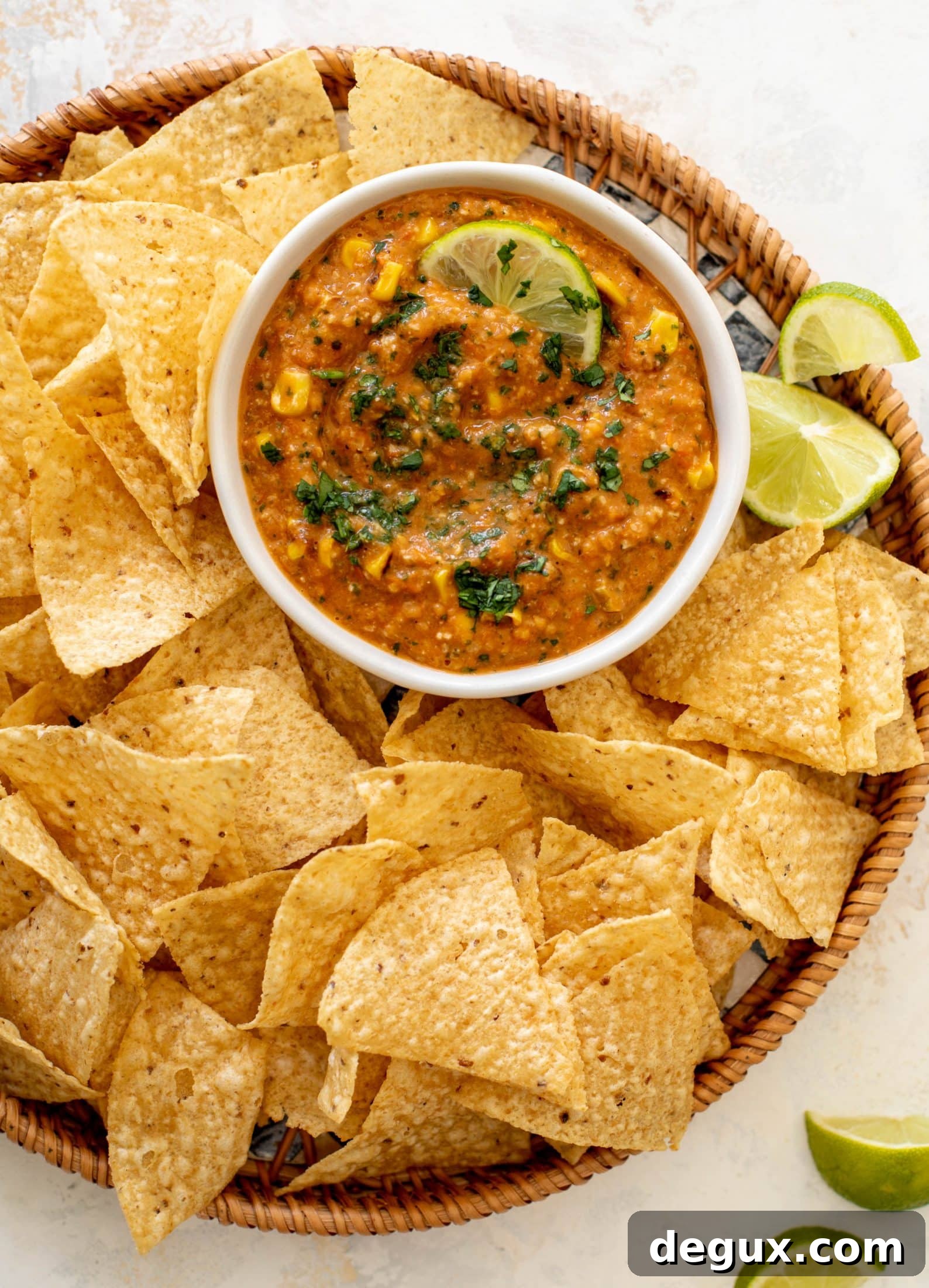 roasted tomato corn salsa