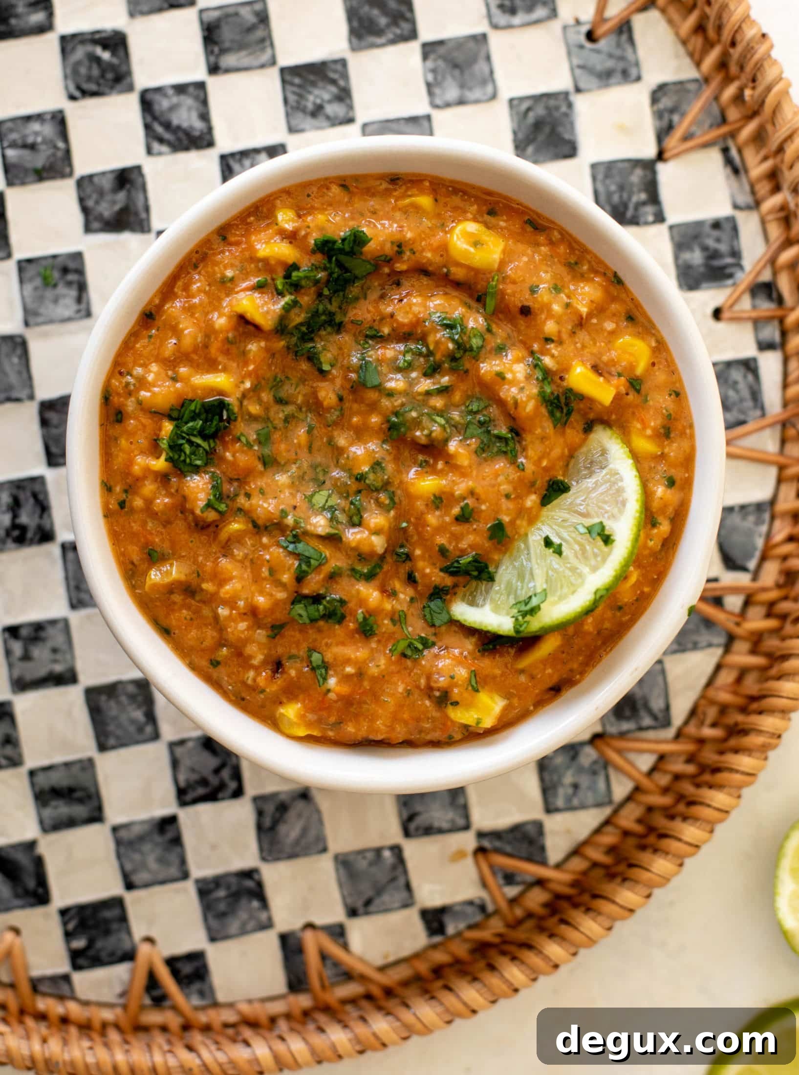 roasted tomato corn salsa